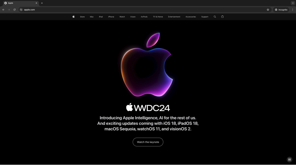 Apple's Website - CRO: Simplified Navigation