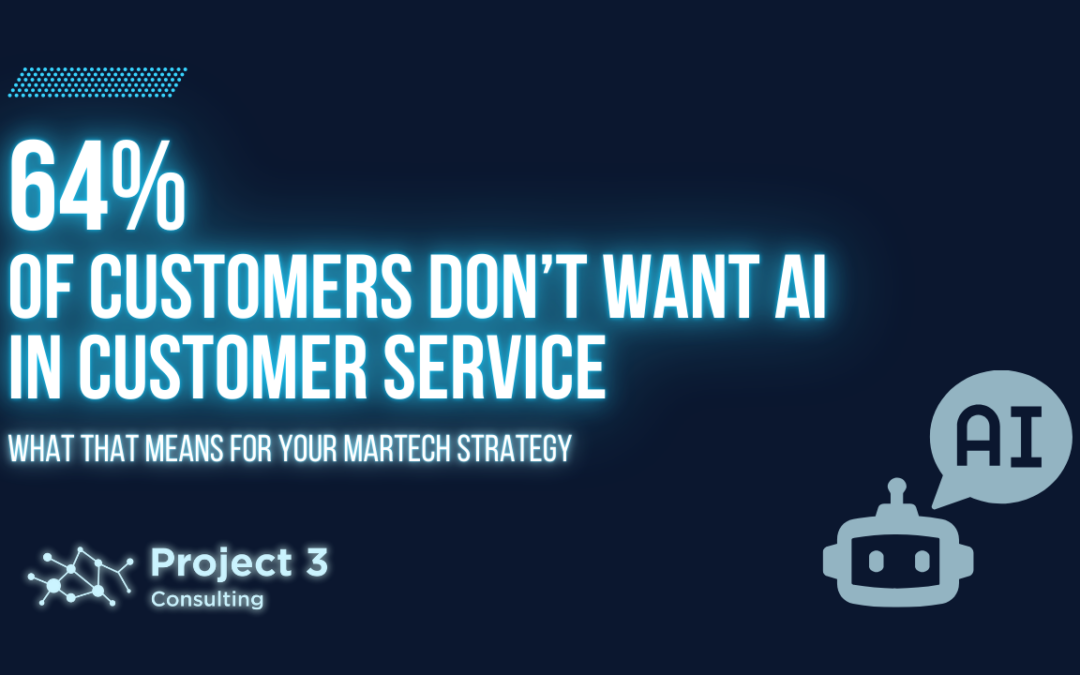 64% of Customers Don’t Want AI in Customer Service— What That Means for Your MarTech Strategy